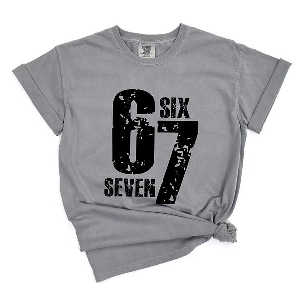 Six seven distressed - женская футболка с принтом, окрашенная в готовом виде Simply Sage Market, Grey, Серый, Six seven distressed - женская футболка с принтом, окрашенная в готовом виде Simply Sage Market, Grey
Six seven distressed - женская футболка с принтом, окрашенная в готовом виде Simply Sage Market, Grey, Серый, Six seven distressed - женская футболка с принтом, окрашенная в готовом виде Simply Sage Market, Grey