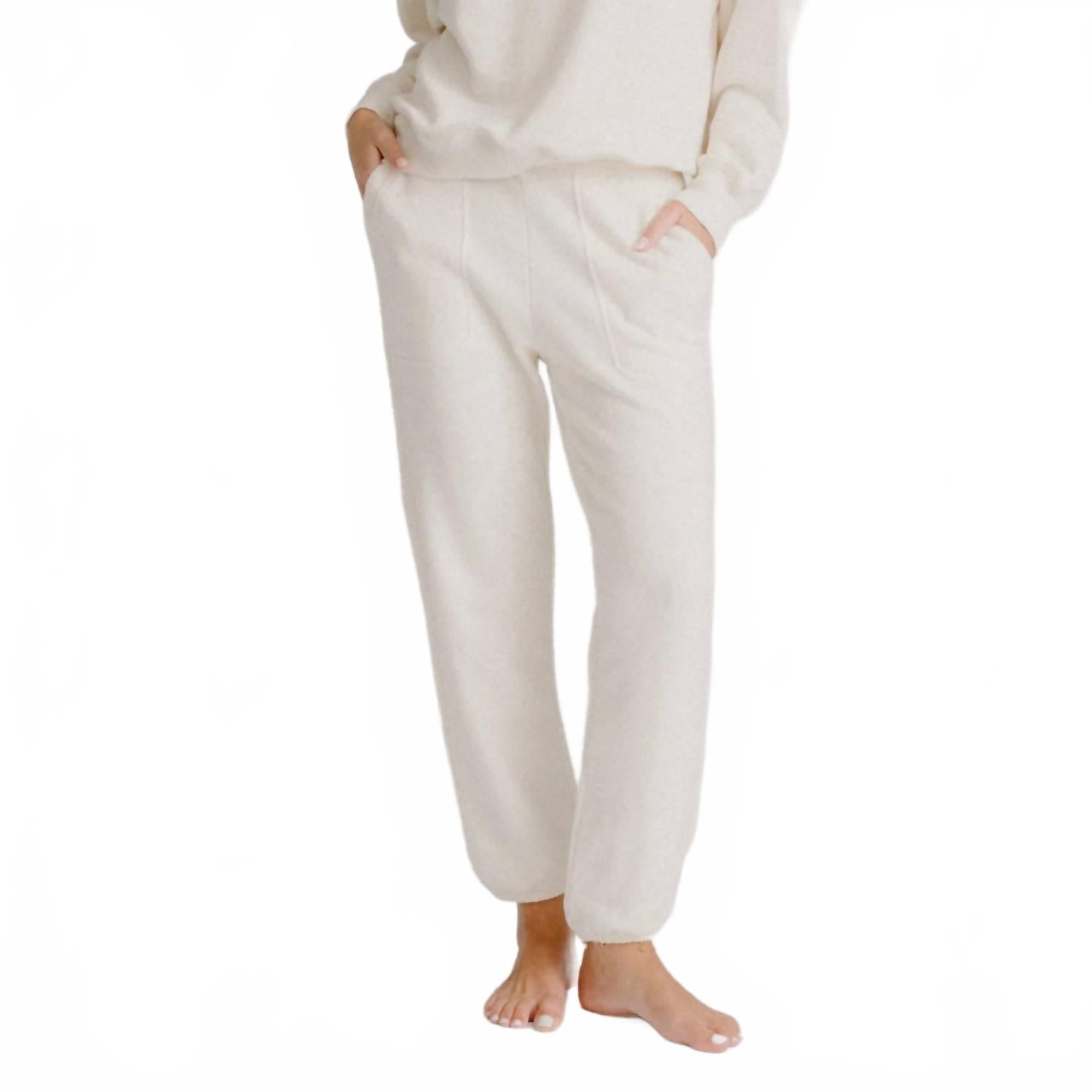 Женские свободные спортивные брюки Mason цвета гардении SABLYN, Gardenia 
Женские свободные спортивные брюки Mason цвета гардении SABLYN, Gardenia