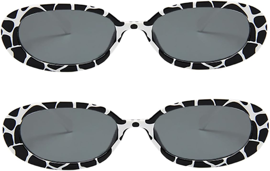 Ciieeo 2 шт. Легкие солнцезащитные очки с коровьим принтом для женщин, ретро-винтажные солнцезащитные очки, аксессуар для вечеринки, удобные и модные аксессуары для активного отдыха на природе
Ciieeo 2 шт. Легкие солнцезащитные очки с коровьим принтом для женщин, ретро-винтажные солнцезащитные очки, аксессуар для вечеринки, удобные и модные аксессуары для активного отдыха на природе