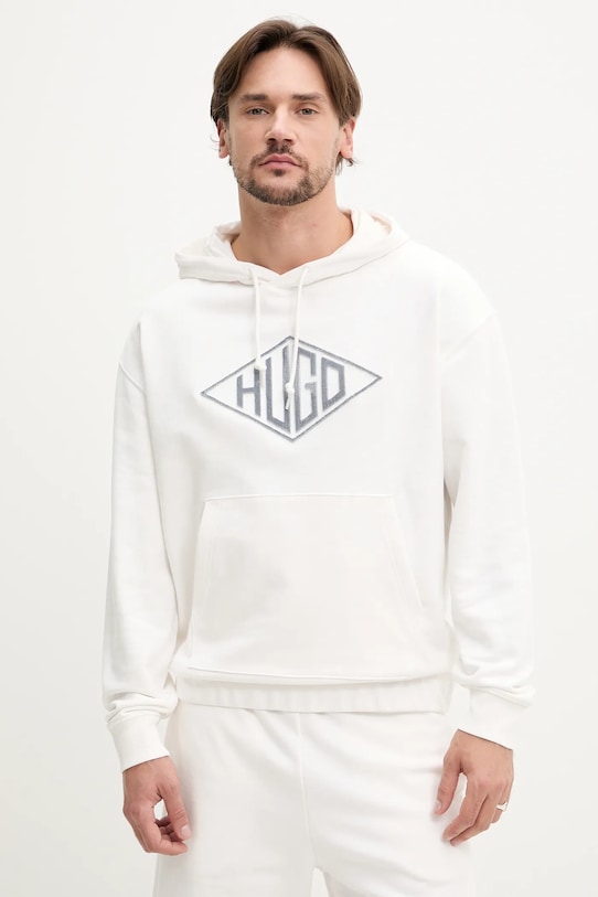 Хлопковая толстовка Hugo, белый
Хлопковая толстовка Hugo, белый