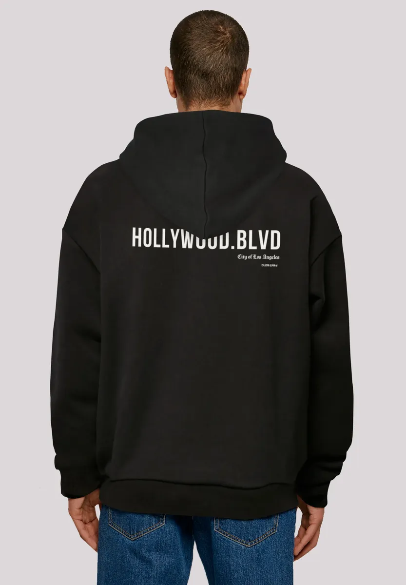 Толстовка F4NT4STIC "Hollywood blvd OVERSIZE HOODIE", принт, черный 
Толстовка F4NT4STIC "Hollywood blvd OVERSIZE HOODIE", принт, черный