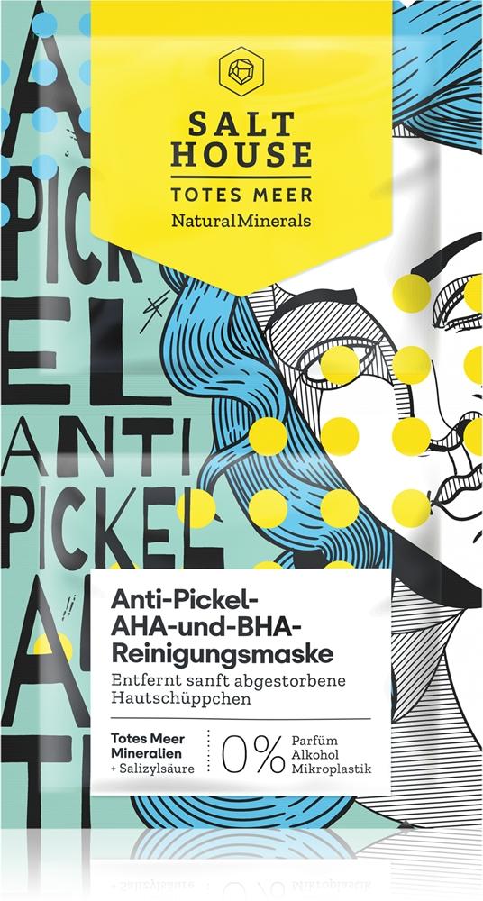 Очищающая маска от прыщей с натуральными минералами и AHA- и BHA-кислотами Salt House, 2× 6 мл
Очищающая маска от прыщей с натуральными минералами и AHA- и BHA-кислотами Salt House, 2× 6 мл