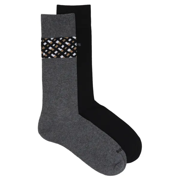 2 пары носков Boss, черный
2 пары носков Boss, черный