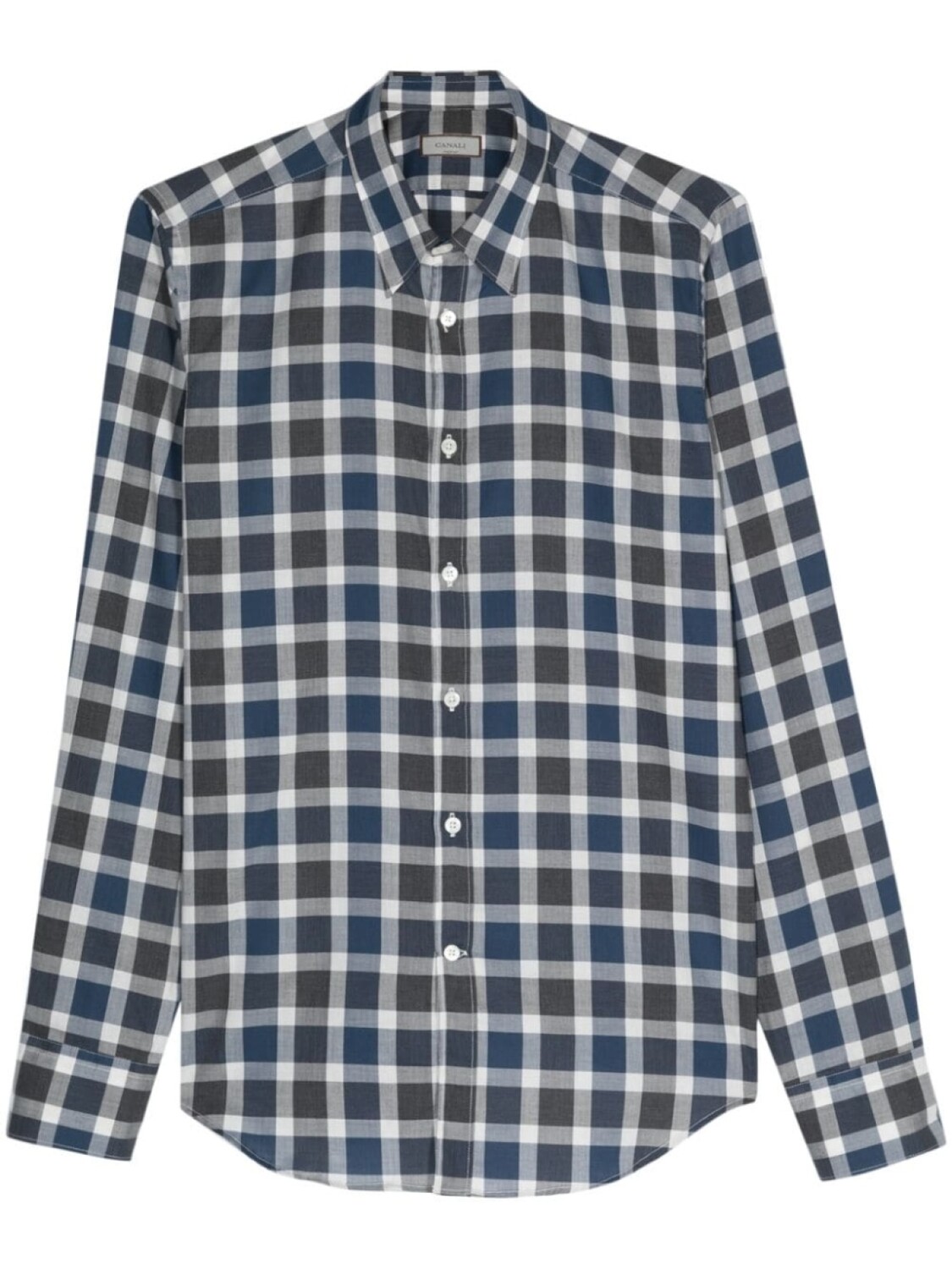 Canali рубашка в клетку, синий
Canali рубашка в клетку, синий