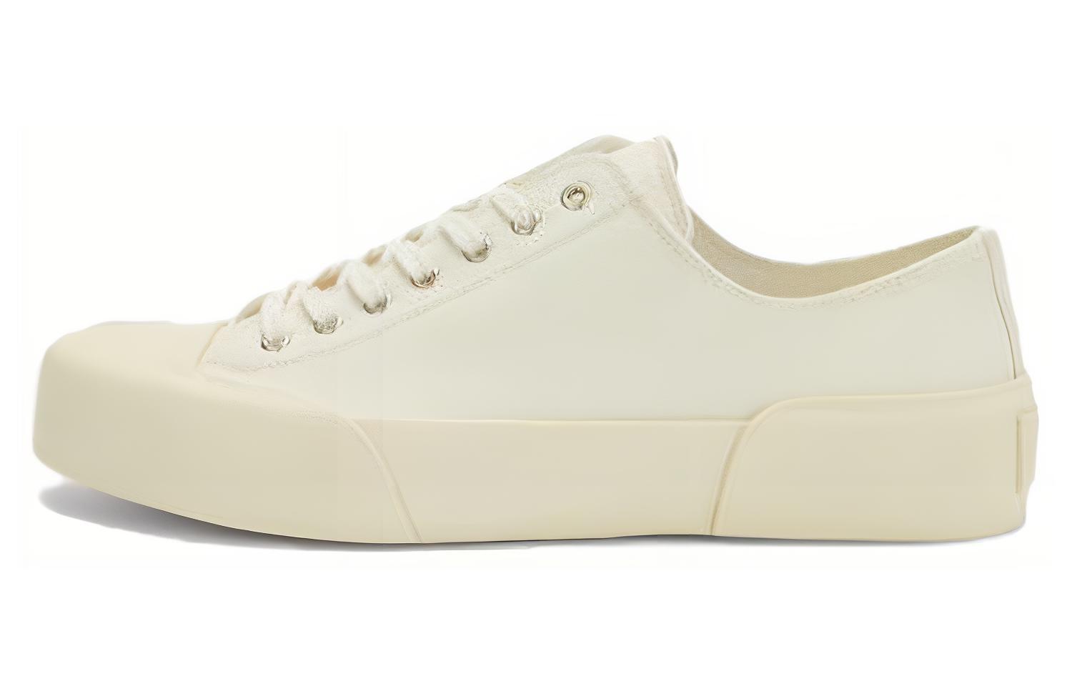Кроссовки со шнуровкой и круглым носком JIL SANDER, Ecru
Кроссовки со шнуровкой и круглым носком JIL SANDER, Ecru