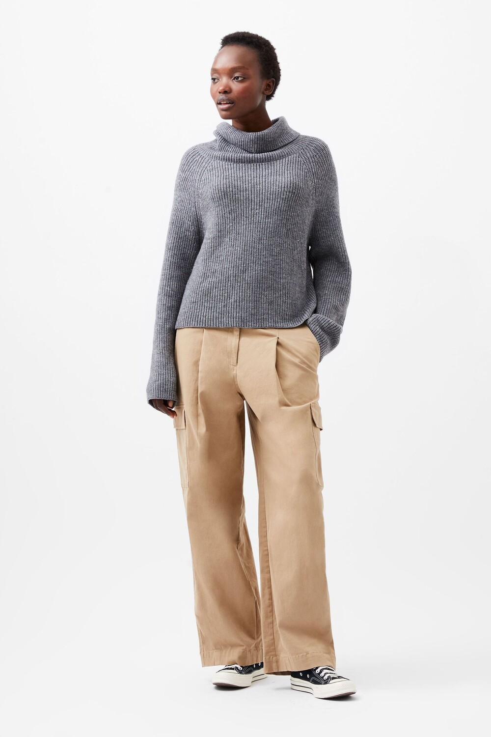 Джемпер Mersai с длинными рукавами и высоким воротником French Connection, серый
Джемпер Mersai с длинными рукавами и высоким воротником French Connection, серый