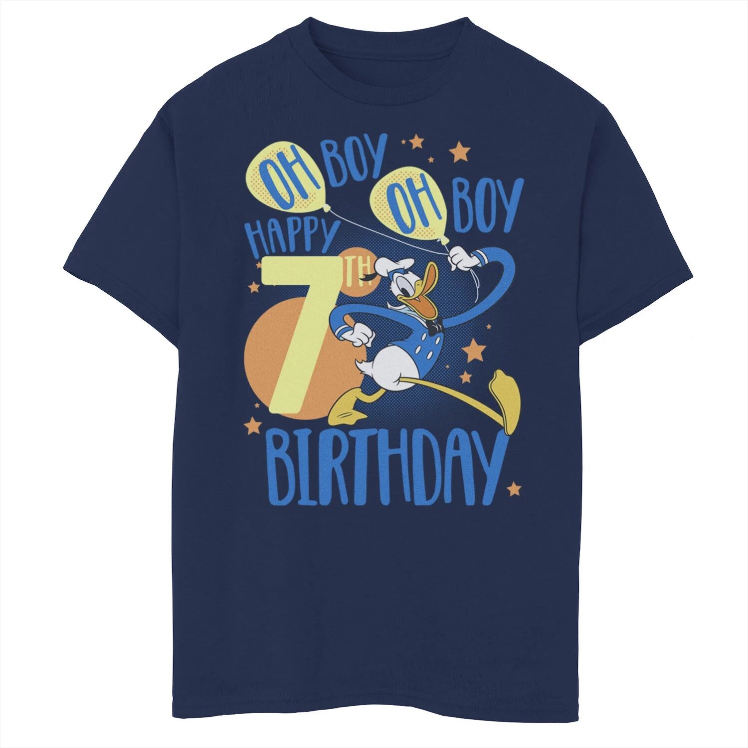 Футболка Disney's Donald Duck с рисунком «Oh Boy Oh Boy» для мальчиков 8–20 лет «С 7-летием» Disney
Футболка Disney's Donald Duck с рисунком «Oh Boy Oh Boy» для мальчиков 8–20 лет «С 7-летием» Disney