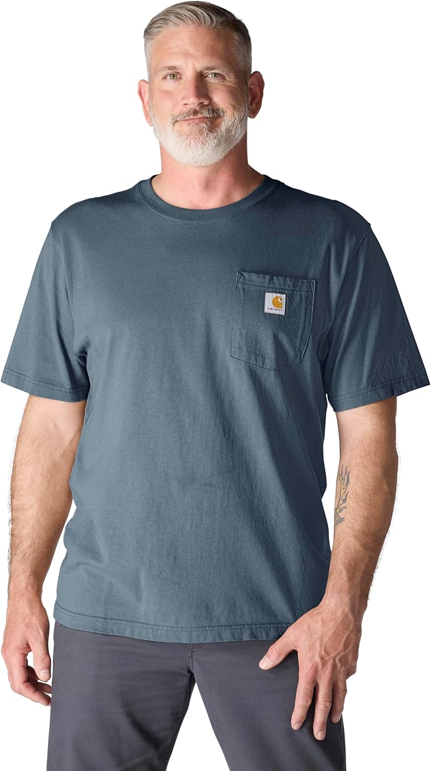 Футболка Carhartt с карманом, свободный крой, плотная ткань, короткий рукав (также доступна в размерах Big & Tall), Bluestone, Синий, Футболка Carhartt с карманом, свободный крой, плотная ткань, короткий рукав (также доступна в размерах Big & Tall), Blues
Футболка Carhartt с карманом, свободный крой, плотная ткань, короткий рукав (также доступна в размерах Big & Tall), Bluestone, Синий, Футболка Carhartt с карманом, свободный крой, плотная ткань, короткий рукав (также доступна в размерах Big & Tall), Blues