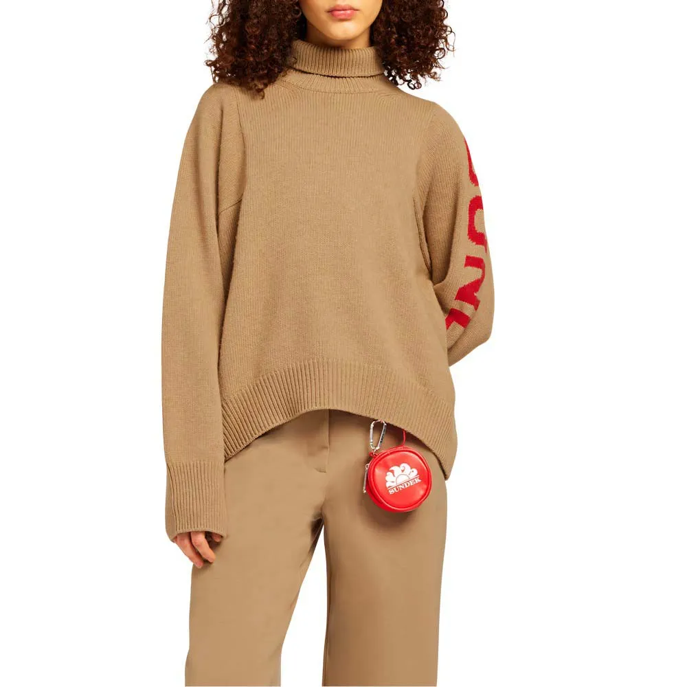 Свитер Sundek High neck, коричневый
Свитер Sundek High neck, коричневый