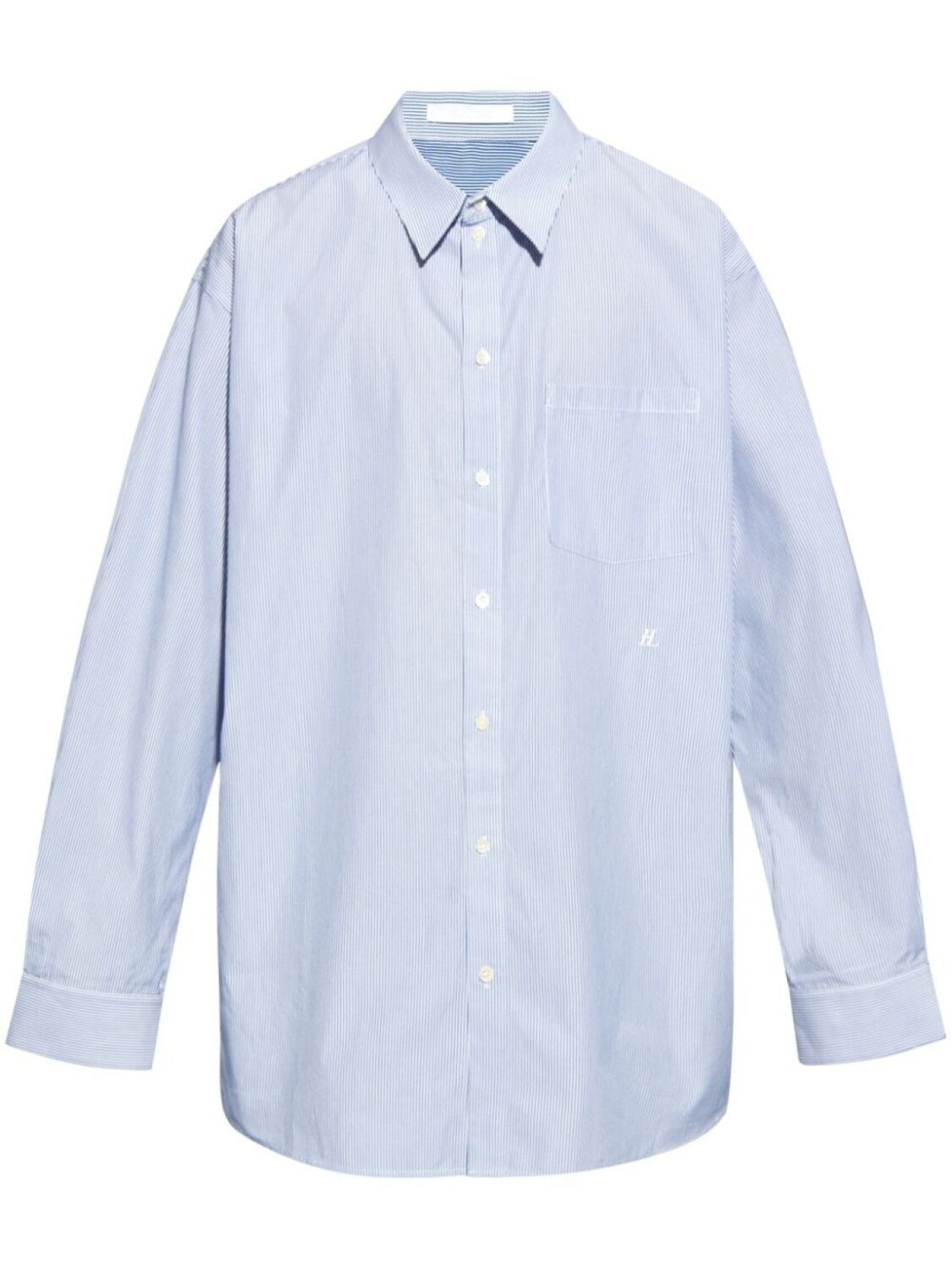 Helmut Lang полосатая хлопковая рубашка, синий
Helmut Lang полосатая хлопковая рубашка, синий