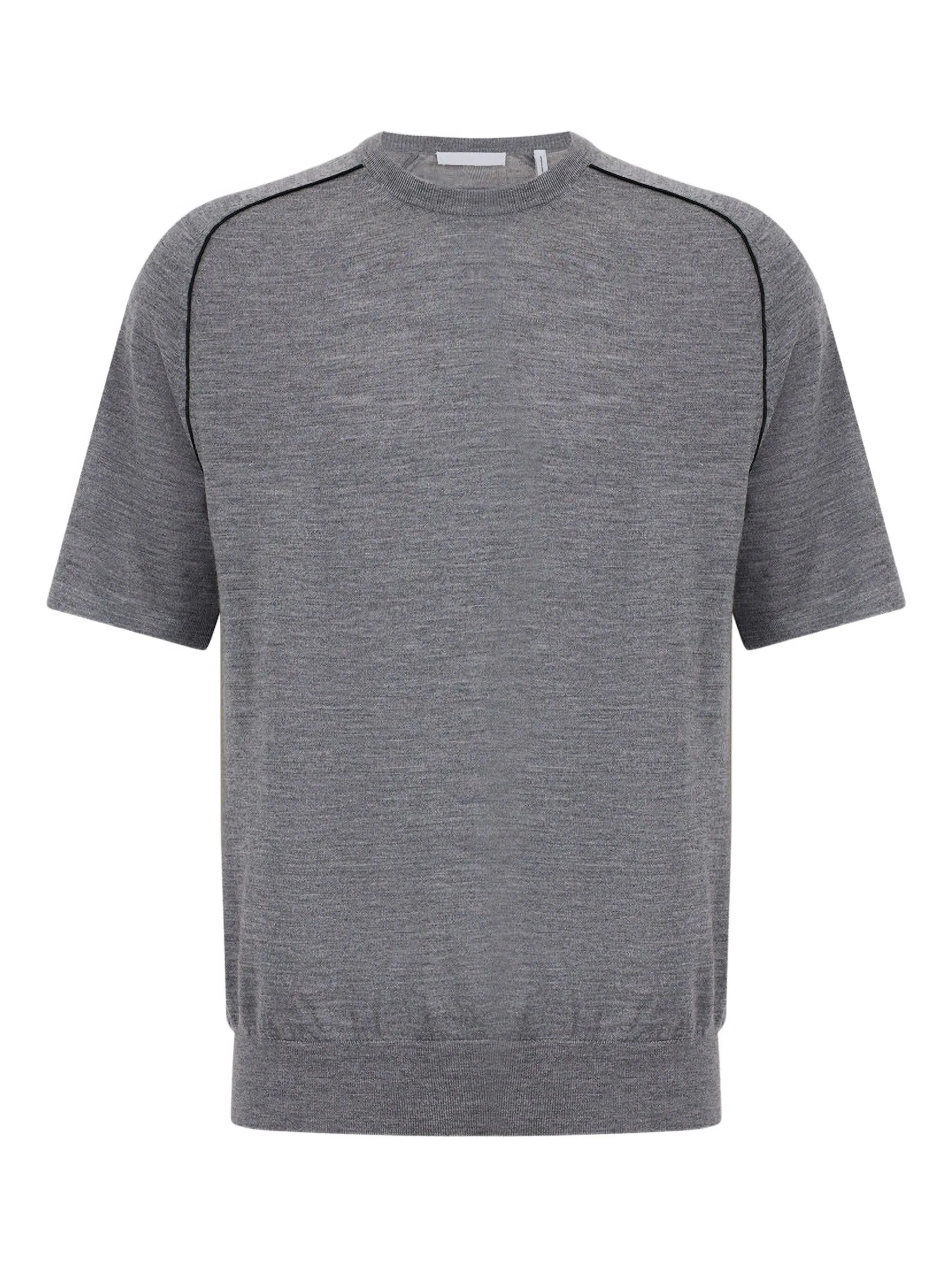 Футболка с контрастной отделкой Helmut Lang, серый
Футболка с контрастной отделкой Helmut Lang, серый