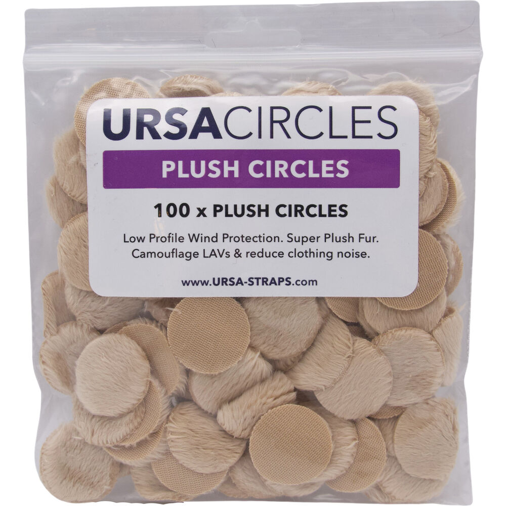 Remote Audio URSA Plush Circles (100-Pack, Beige) URS PC100BE
Remote Audio URSA Plush Circles (100-Pack, Beige) URS PC100BE