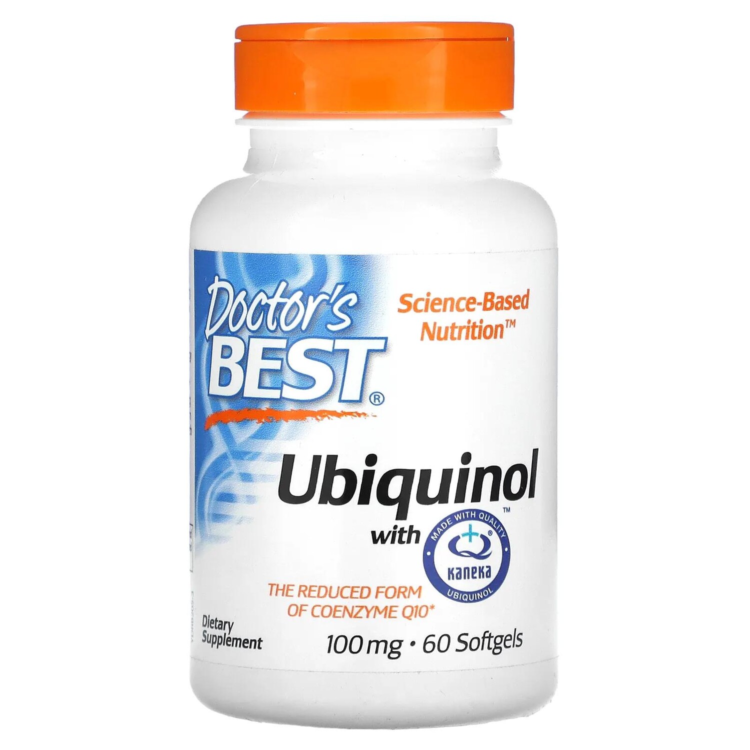 Doctor's Best Ubiquinol with Kaneka 100 mg 60 Softgels
Doctor's Best Ubiquinol with Kaneka 100 mg 60 Softgels