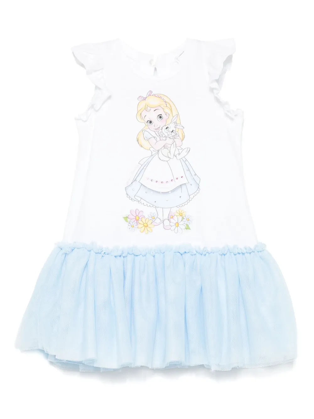 Платье-футболка с графичным принтом из коллаборации с Disney Monnalisa, белый
Платье-футболка с графичным принтом из коллаборации с Disney Monnalisa, белый