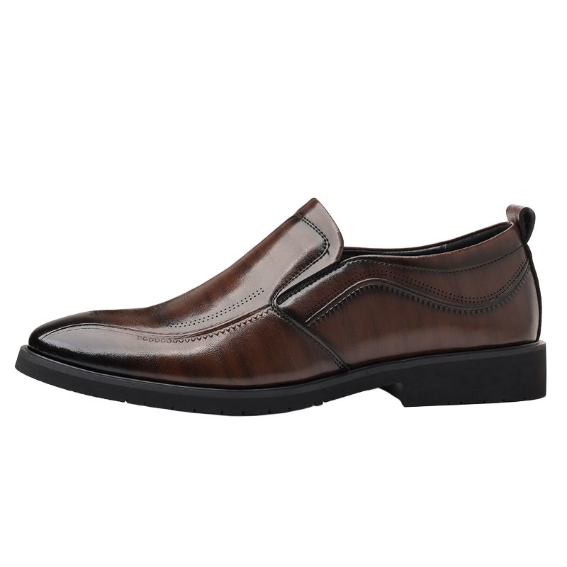 LINGPAO Повседневные кожаные туфли мужские низкие черно-коричневые - коричневые, цвет Brown
LINGPAO Повседневные кожаные туфли мужские низкие черно-коричневые - коричневые, цвет Brown