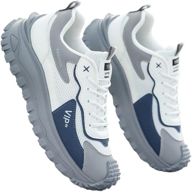 Мужские модные кроссовки уличного стиля большого размера с низким верхом для скейтборда, удобные, противоскользящие и прочные для улицы, массивные кроссовки Fmshi, белый/серый
Мужские модные кроссовки уличного стиля большого размера с низким верхом для скейтборда, удобные, противоскользящие и прочные для улицы, массивные кроссовки Fmshi, белый/серый