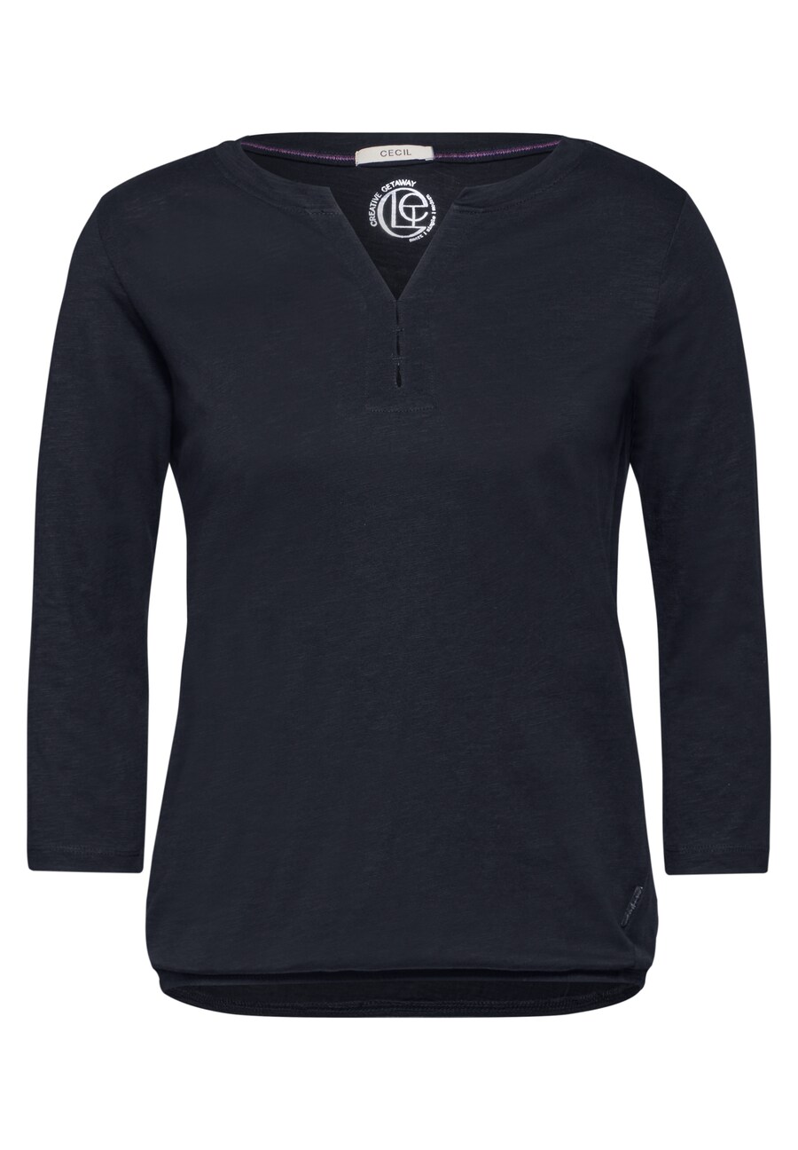 Лонгслив CECIL Shirt, ночной синий 
Лонгслив CECIL Shirt, ночной синий