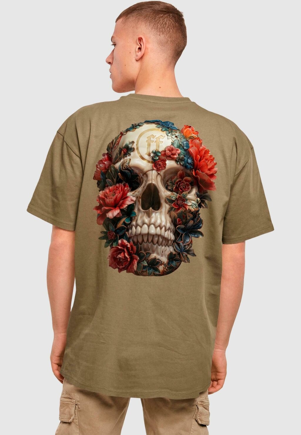 Футболка с принтом Overgrown Skull Forgotten Faces, оливковая
Футболка с принтом Overgrown Skull Forgotten Faces, оливковая