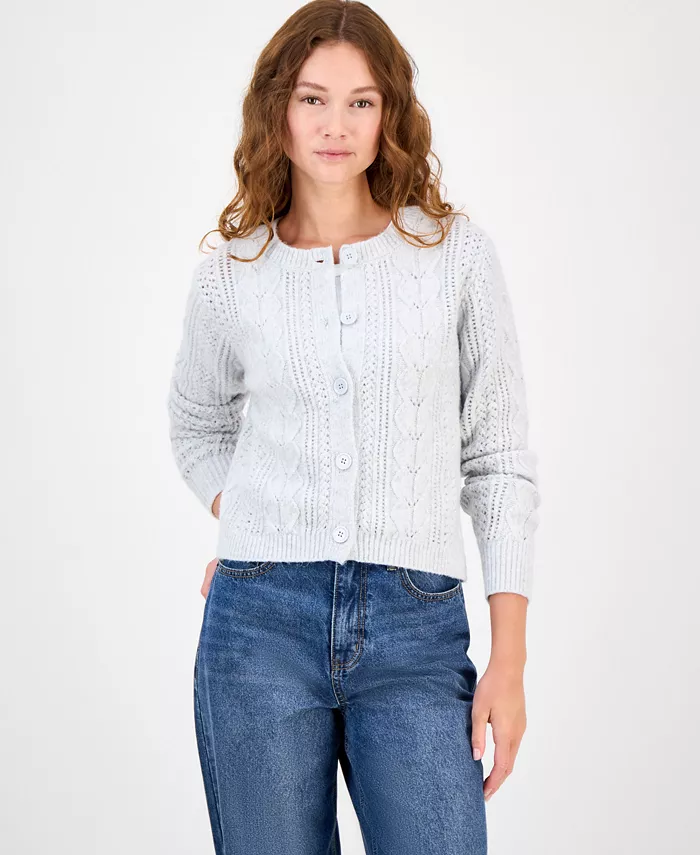 Детский кардиган с косичками и застежкой на пуговицы Hippie Rose, серый
Детский кардиган с косичками и застежкой на пуговицы Hippie Rose, серый