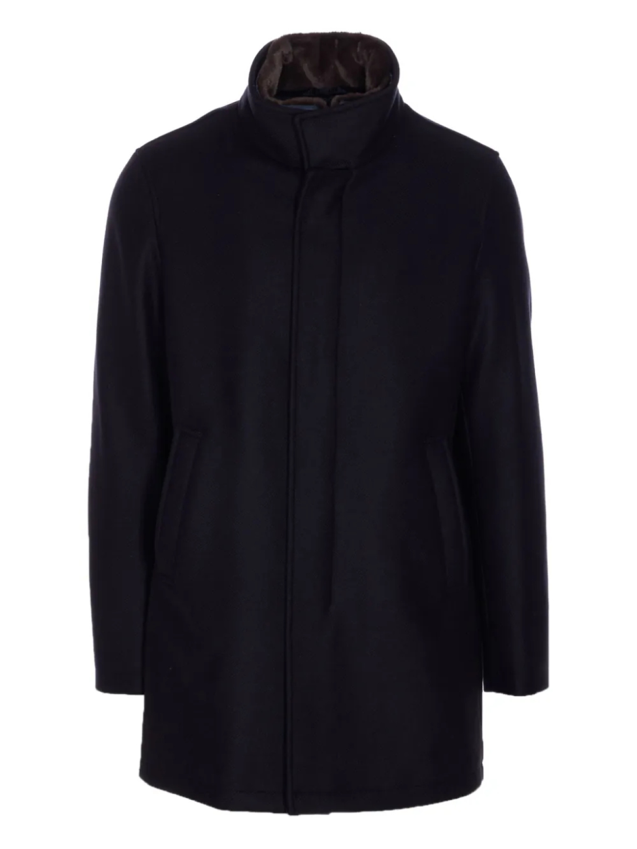 Пальто Herno с воротником из овчины на молнии, синий
Пальто Herno с воротником из овчины на молнии, синий