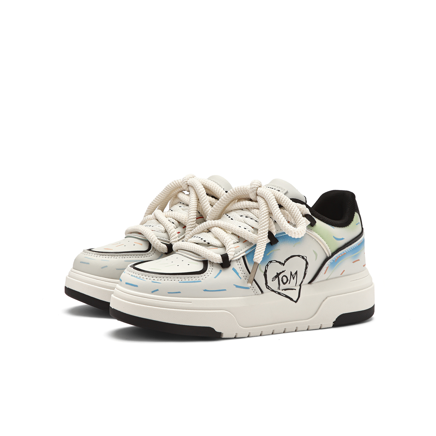 TALKING TOM Низкие скейтерские кеды с увеличенной высотой покрытия Унисекс - Непарные, цвет Mismatched
TALKING TOM Низкие скейтерские кеды с увеличенной высотой покрытия Унисекс - Непарные, цвет Mismatched