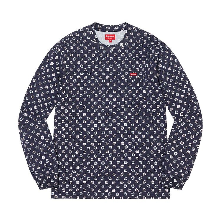Футболка Supreme Small Box Long-Sleeve Tee Flowers, синий
Футболка Supreme Small Box Long-Sleeve Tee Flowers, синий