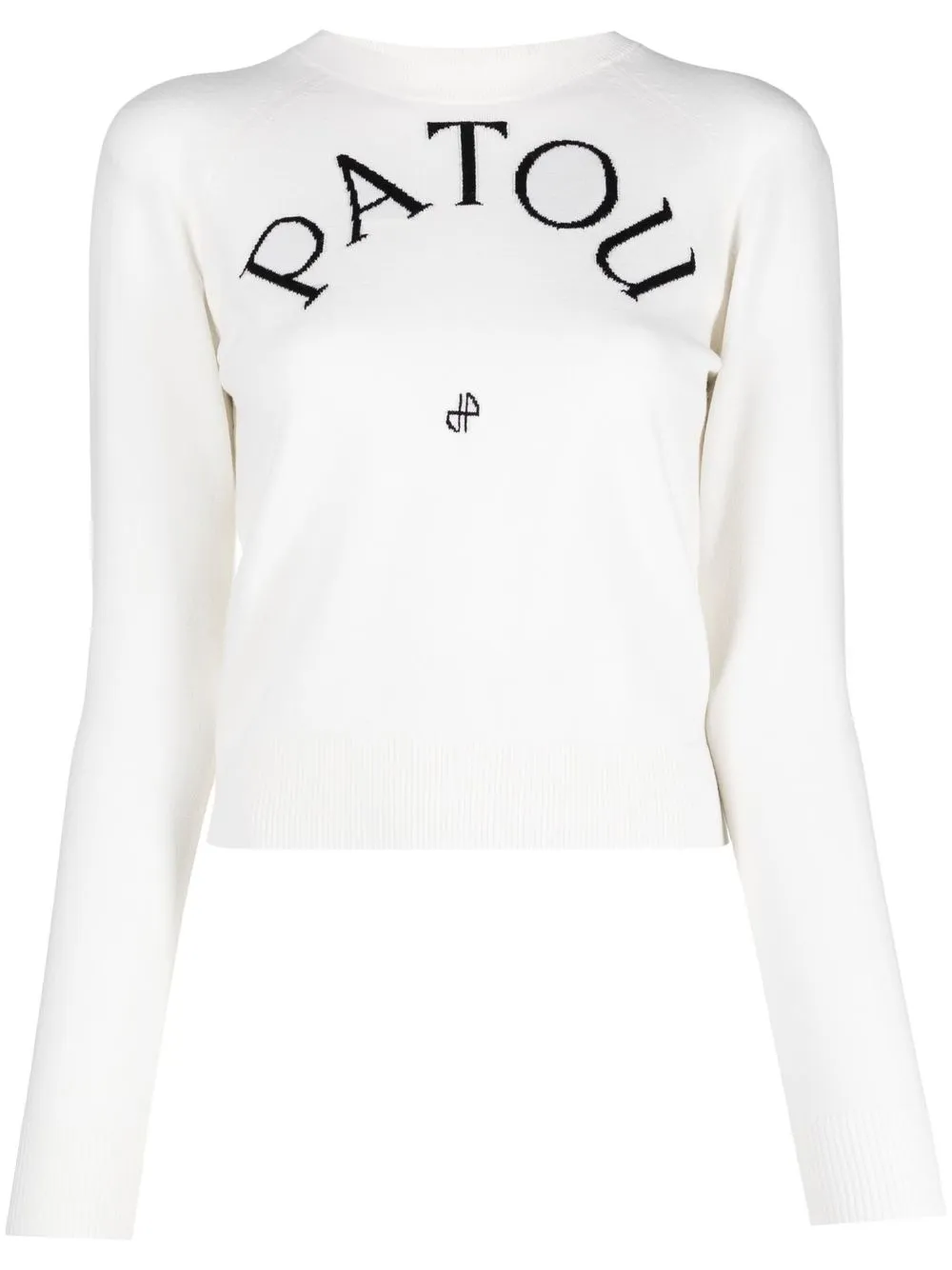 Джемпер из смесовой шерсти с логотипом PATOU, белый
Джемпер из смесовой шерсти с логотипом PATOU, белый