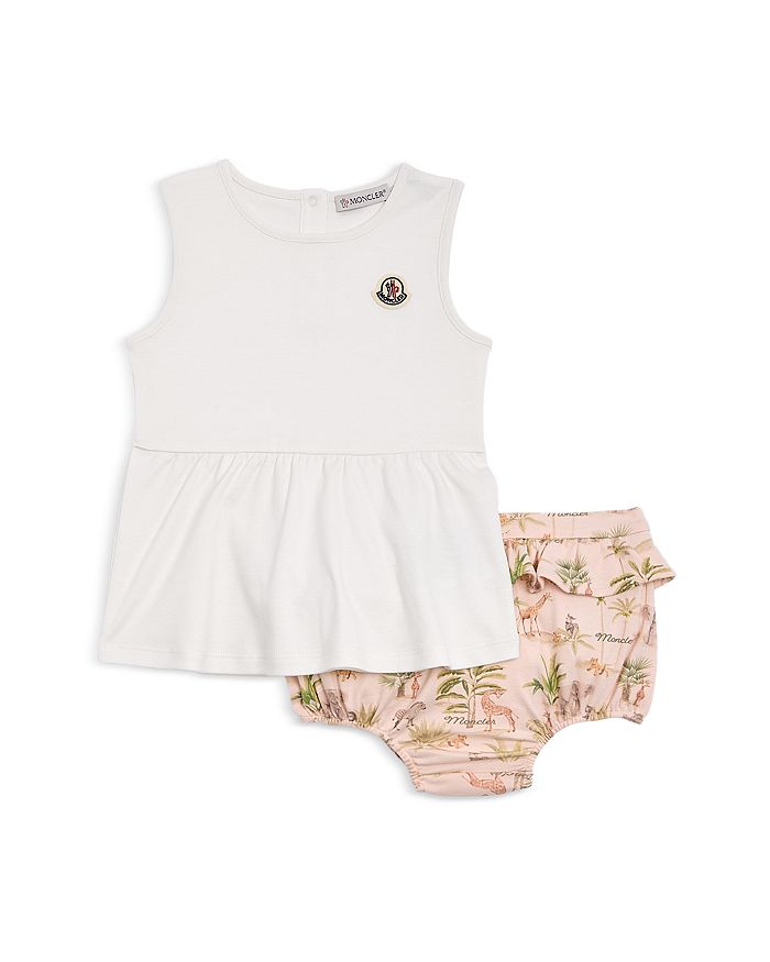 Комплект платье и шортики для девочек - Baby, Little Kid Moncler, белый
Комплект платье и шортики для девочек - Baby, Little Kid Moncler, белый