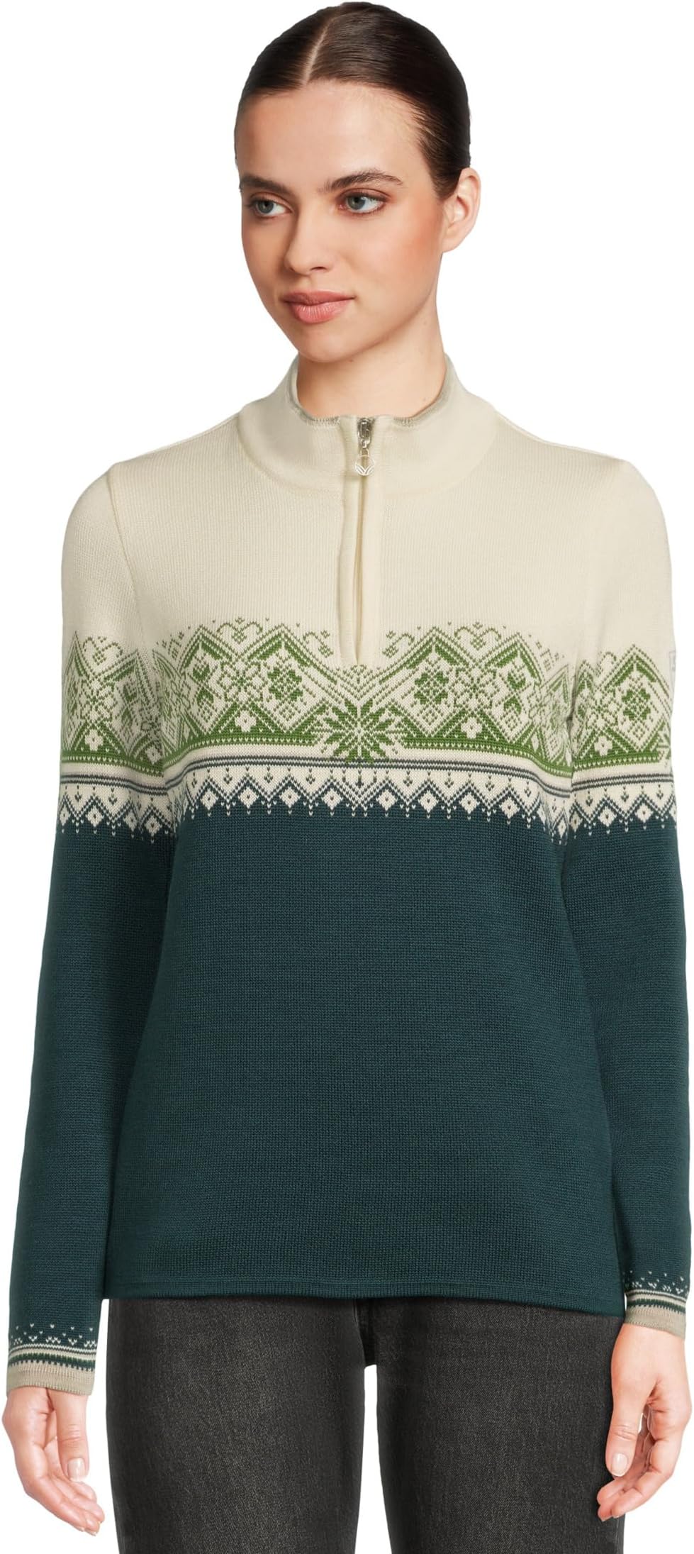 Свитер Dale of Norway Women's Moritz Feminine, Pinegreen/Offwhite/Springgreen
Свитер Dale of Norway Women's Moritz Feminine, Pinegreen/Offwhite/Springgreen