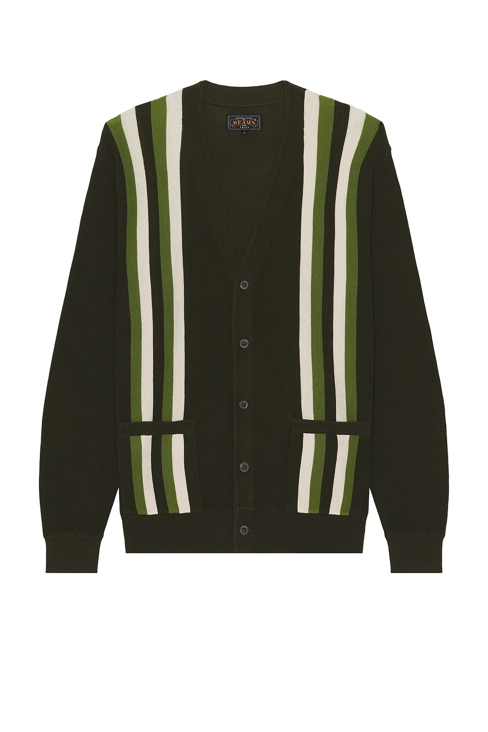Кардиган в полоску Beams Plus, Green
Кардиган в полоску Beams Plus, Green