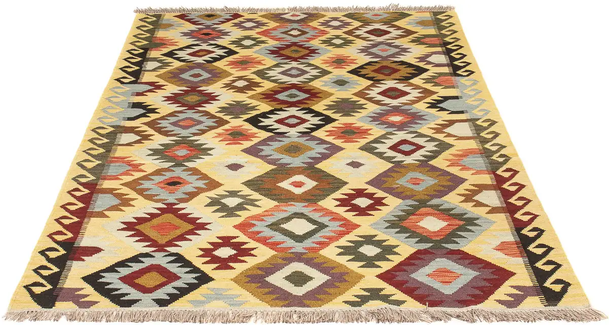 Шерстяной ковер Morgenland "Kilim - Splash - 204 x 144 см - разноцветный", прямоугольный, для гостиной, цельный 144х204 см, цвет Mehrfarbig
Шерстяной ковер Morgenland "Kilim - Splash - 204 x 144 см - разноцветный", прямоугольный, для гостиной, цельный 144х204 см, цвет Mehrfarbig
