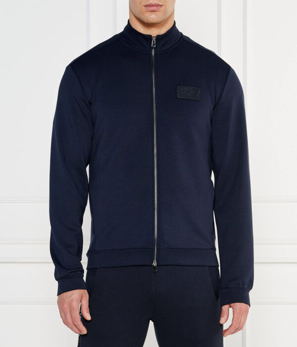 Толстовка мужская Ea7 облегающего кроя на молнии, синий
Толстовка мужская Ea7 облегающего кроя на молнии, синий