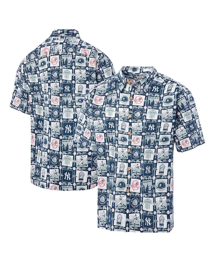 Мужская синяя рубашка на пуговицах New York Yankees Champions с принтом Reyn Spooner
Мужская синяя рубашка на пуговицах New York Yankees Champions с принтом Reyn Spooner