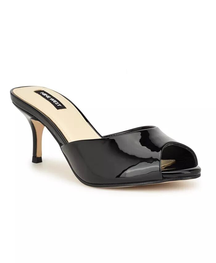 Женские модельные босоножки Luvlie с открытым носком на каблуке-рюмочке Nine West, черный
Женские модельные босоножки Luvlie с открытым носком на каблуке-рюмочке Nine West, черный