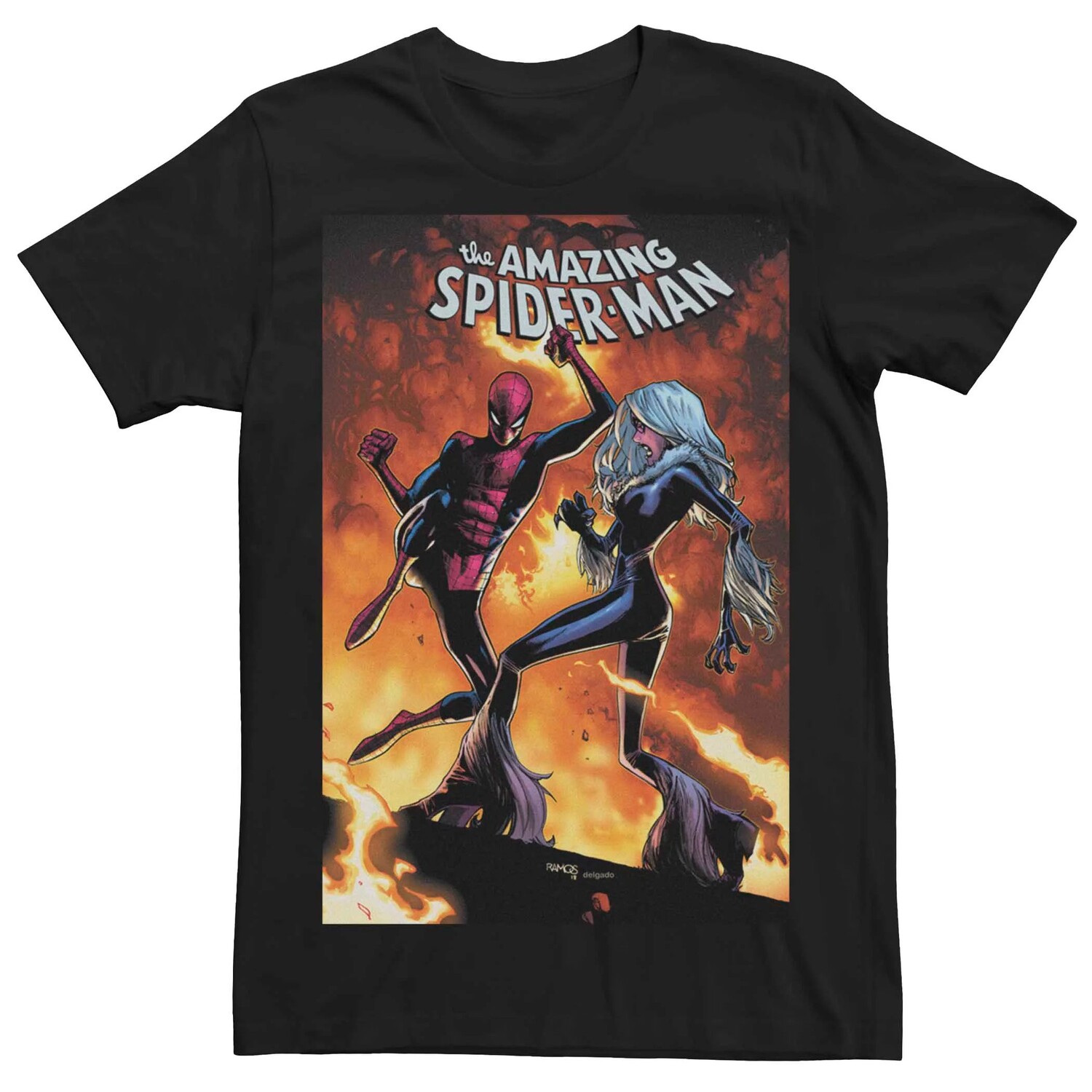 Мужская футболка с рисунком комиксов Marvel Amazing Spider-Man Black Cat Explosion Licensed Character, Черный, Мужская футболка с рисунком комиксов Marvel Amazing Spider-Man Black Cat Explosion Licensed Character
Мужская футболка с рисунком комиксов Marvel Amazing Spider-Man Black Cat Explosion Licensed Character, Черный, Мужская футболка с рисунком комиксов Marvel Amazing Spider-Man Black Cat Explosion Licensed Character