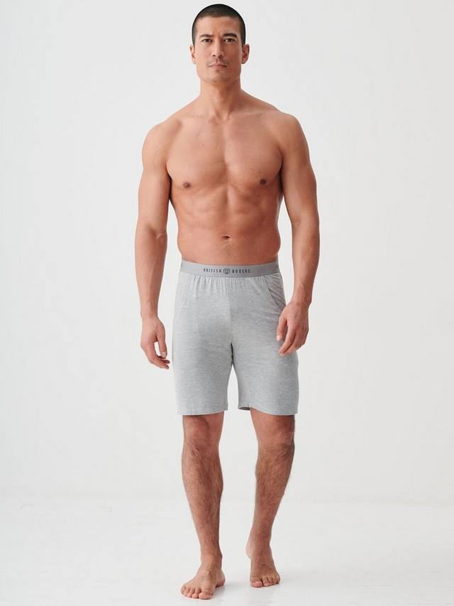 Бамбуковые шорты для отдыха British Boxers, Grey Marl
Бамбуковые шорты для отдыха British Boxers, Grey Marl