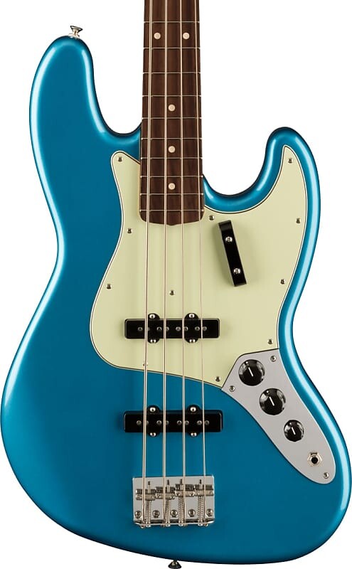 Басс гитара Fender Vintera II 60s Jazz Electric Bass Rosewood Fingerboard, Lake Placid Blue
Басс гитара Fender Vintera II 60s Jazz Electric Bass Rosewood Fingerboard, Lake Placid Blue