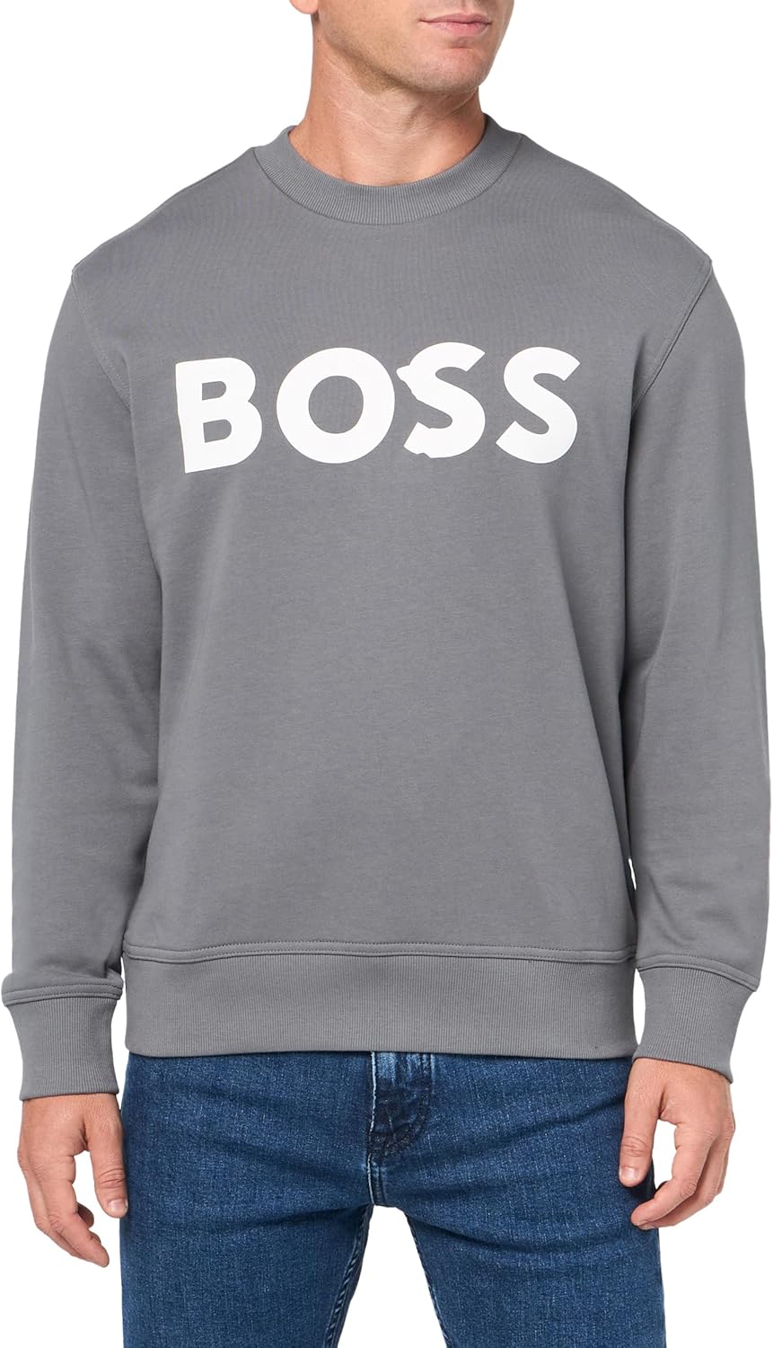 BOSS мужской свитшот с логотипом Bold Logo, френч терри, Mushroom Grey
BOSS мужской свитшот с логотипом Bold Logo, френч терри, Mushroom Grey