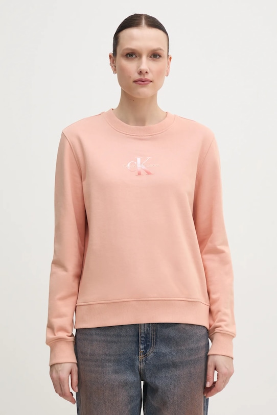 Хлопковая толстовка Calvin Klein Jeans, оранжевый
Хлопковая толстовка Calvin Klein Jeans, оранжевый