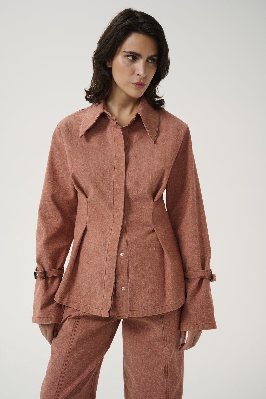 Блузка на пуговицах OPA Gestuz, светло-розовый
Блузка на пуговицах OPA Gestuz, светло-розовый