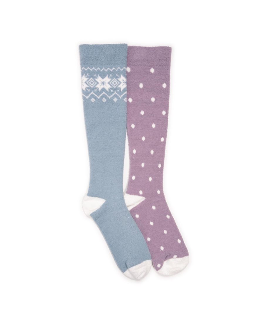 Женские компрессионные уютные носки (2 шт в упаковке) MUK LUKS, Blue/purple pack
Женские компрессионные уютные носки (2 шт в упаковке) MUK LUKS, Blue/purple pack