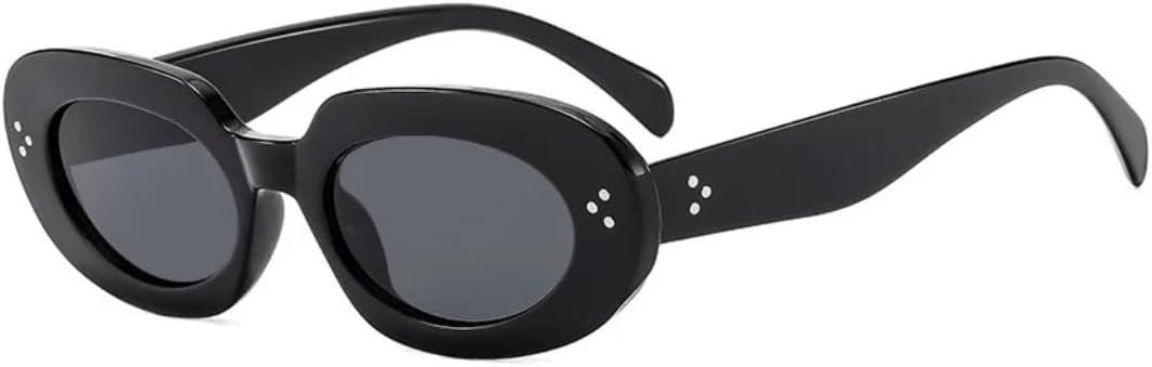 Солнцезащитные очки с защитой UV400 | Овальная панк-оправа с заклепками, большие цветные линзы | для женщин и мужчин, для занятий спортом на открытом воздухе и вождения DSVIGF, Black Black
Солнцезащитные очки с защитой UV400 | Овальная панк-оправа с заклепками, большие цветные линзы | для женщин и мужчин, для занятий спортом на открытом воздухе и вождения DSVIGF, Black Black