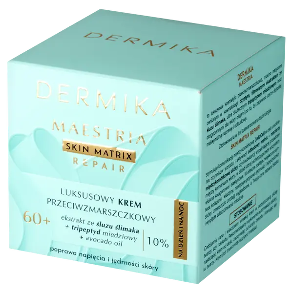 Роскошный крем для лица против морщин 60+ для дня и ночи, 50 мл Dermika Maestria
Роскошный крем для лица против морщин 60+ для дня и ночи, 50 мл Dermika Maestria