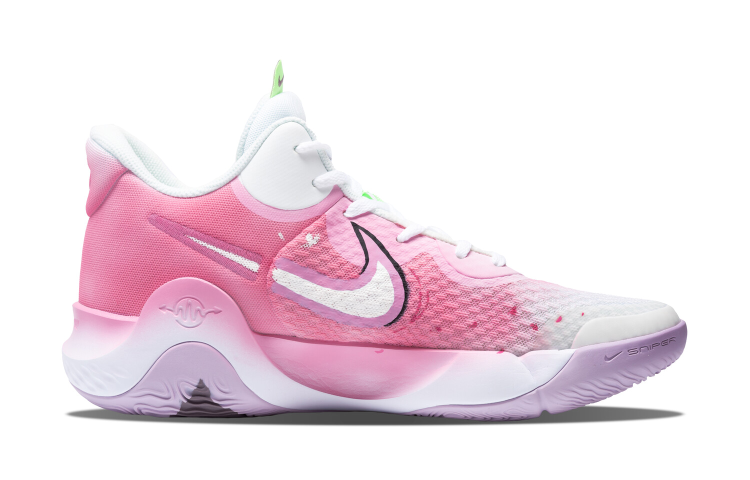Кроссовки Nike KD Trey 5 IX Vintage Basketball Shoes Unisex Mid-top White, розовый
Кроссовки Nike KD Trey 5 IX Vintage Basketball Shoes Unisex Mid-top White, розовый