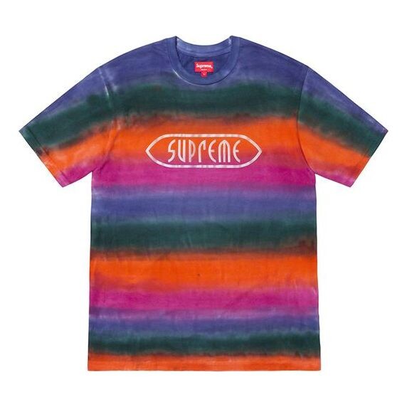 Футболка ss19 rainbow stripe tee short sleeve purple Supreme, фиолетовый
Футболка ss19 rainbow stripe tee short sleeve purple Supreme, фиолетовый