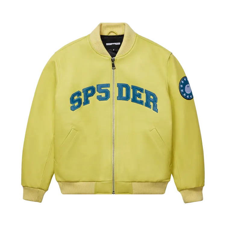 Куртка Sp5der Leather Logo Bomber 'Yellow', желтый
Куртка Sp5der Leather Logo Bomber 'Yellow', желтый