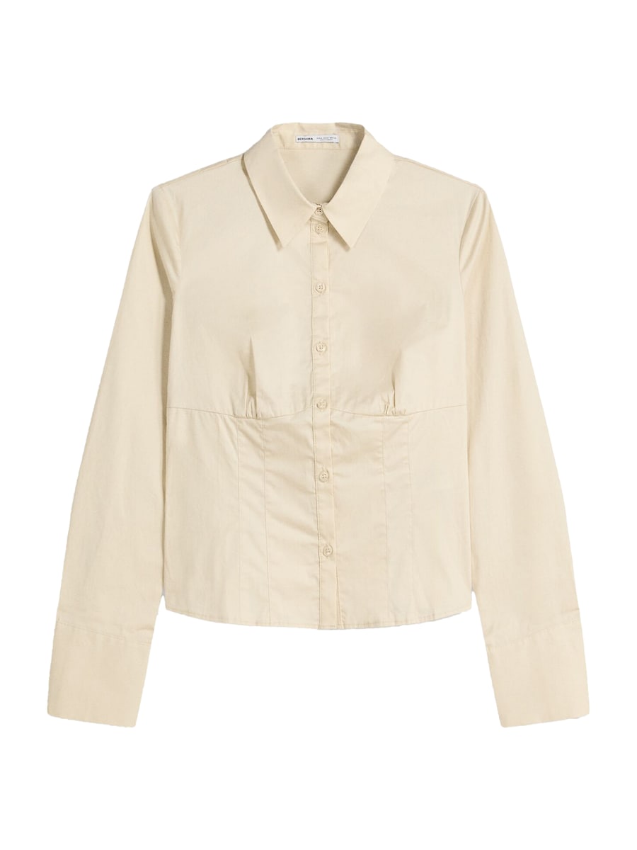 Блуза Bershka, песочный
Блуза Bershka, песочный