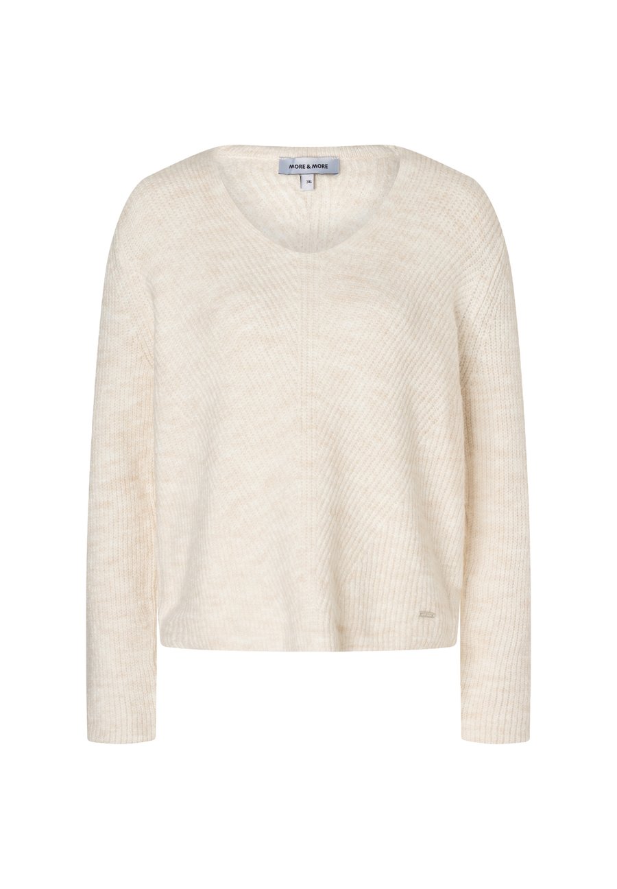 Джемпер More & More V-AUSSCHNITT, Powder Creme Melange/Beige
Джемпер More & More V-AUSSCHNITT, Powder Creme Melange/Beige