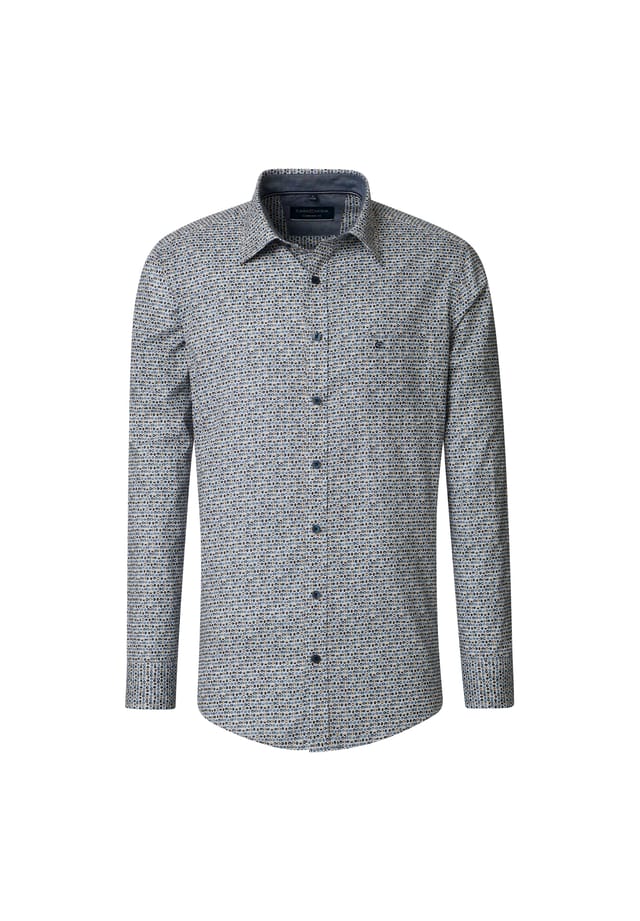 Повседневная рубашка с принтом удобная посадка Casamoda, синий
Повседневная рубашка с принтом удобная посадка Casamoda, синий