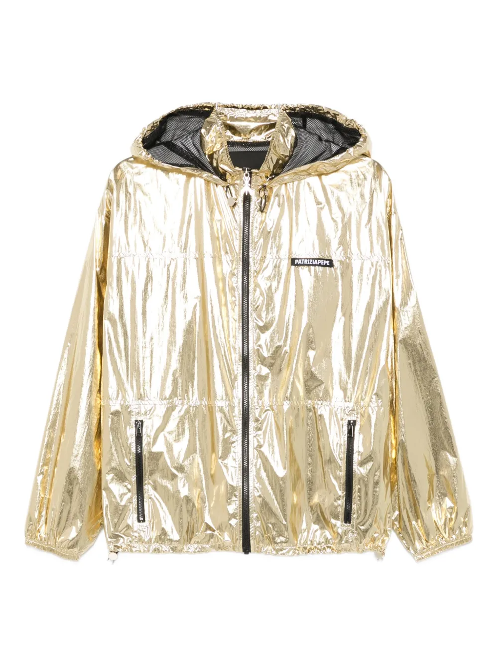 Блестящая куртка с капюшоном Patrizia Pepe, золотой
Блестящая куртка с капюшоном Patrizia Pepe, золотой